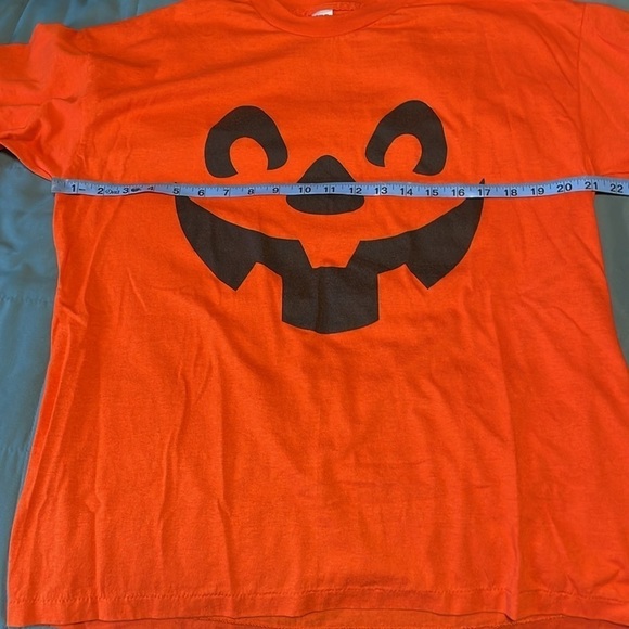 Retro Halloween VTG Pumpkin T-Shirt XL Orange Black Single Stitch Costume Spooky - Picture 15 of 16